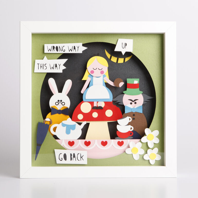 Quadretto regal Alice paese meraviglie