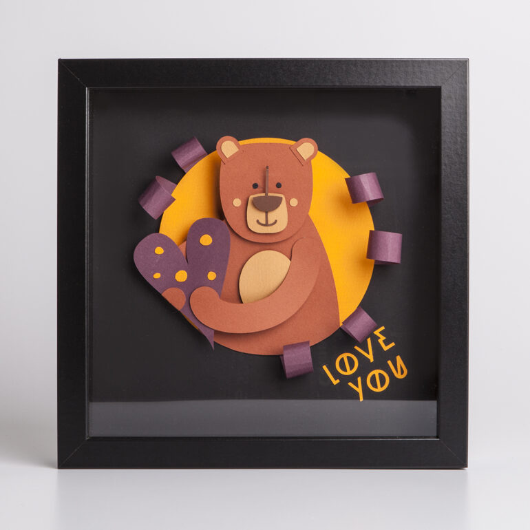 Quadretto Teddy Bear handmade