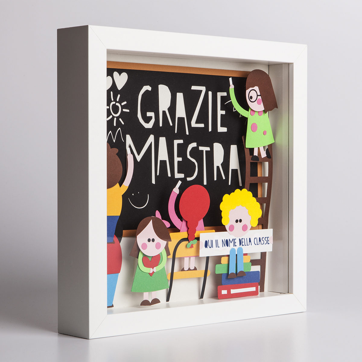 idea regalo maestra quadretto personalizzabile scuola