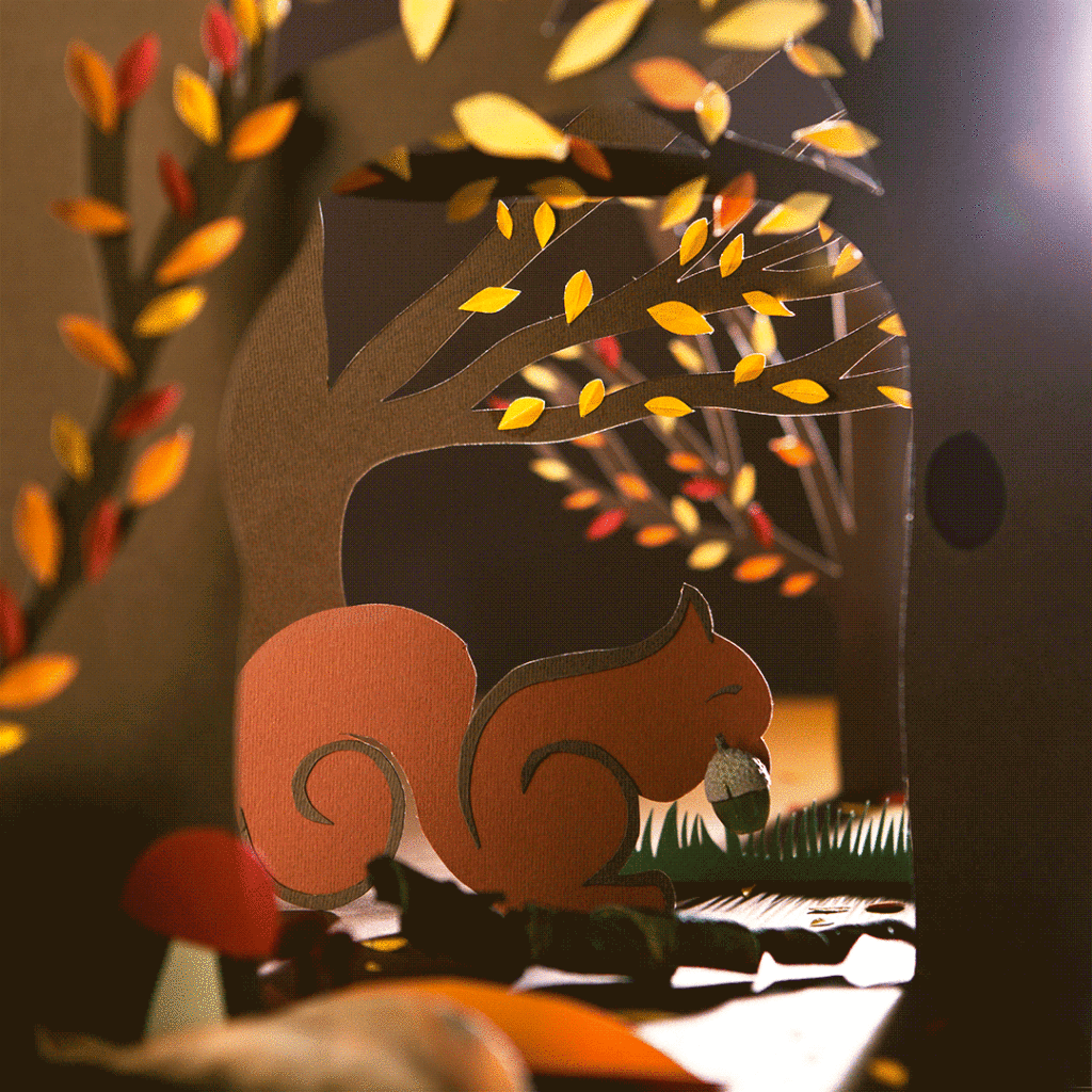 Autumn papercut