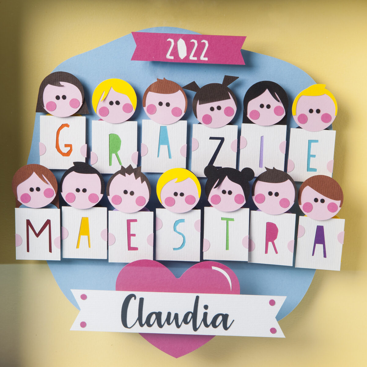 regalo personalizzabile maestra